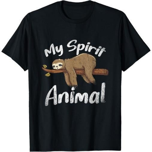 My Spirit Animal Sloth T-Shirt Made in USAstyle{n002}2 Hoodie Sweatshirt | PrintMintTees.com