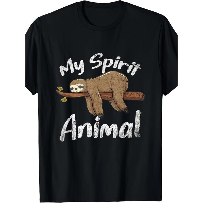 My Spirit Animal Sloth t-shirt made in usa Hoodie Sweatshirt | PrintMintTees.com