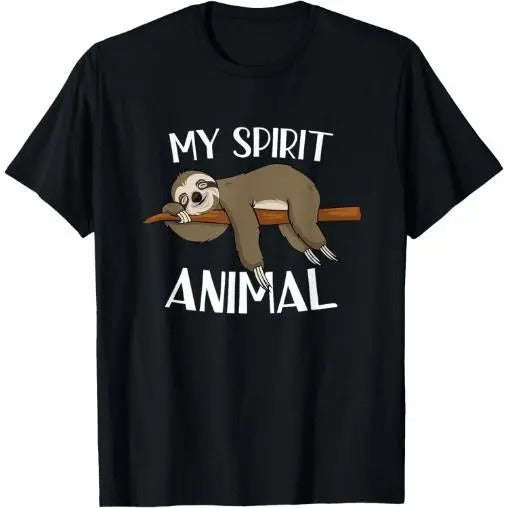My Spirit Animal is a Sloth T-Shirt Made in USA Hoodie Sweatshirt | PrintMintTees.com