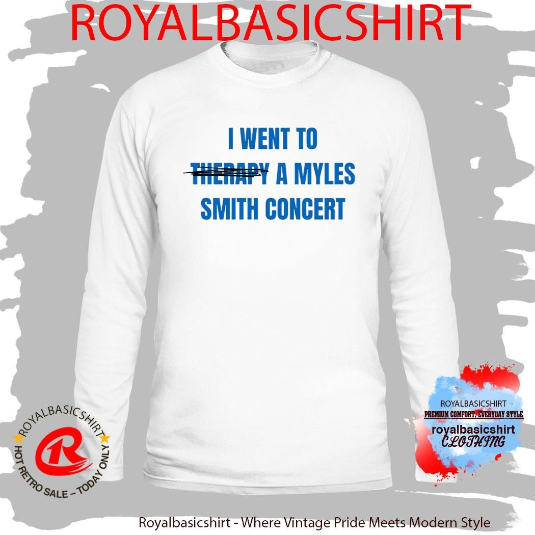 Myles Smith Therapy White Tour Shirt