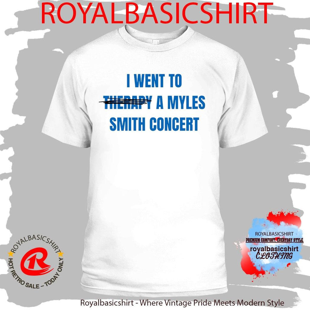 Myles Smith Therapy White Tour Shirt