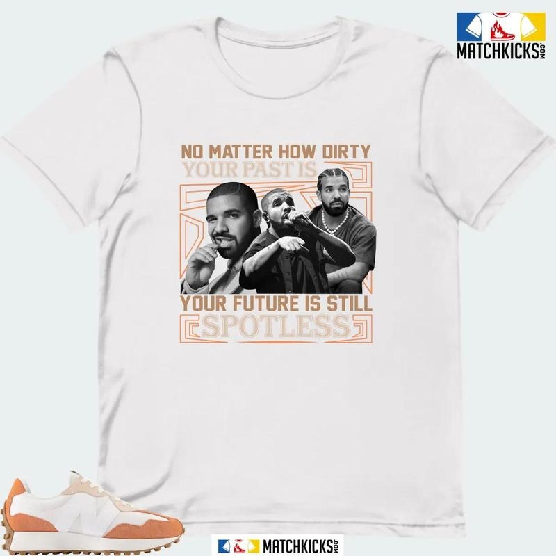 NB 327 CALIA WHITE CORAL SNEAKER MATCHING T-SHIRT (NO MATTER HOW DIRTY) Hoodie Sweatshirt | PrintMintTees.com