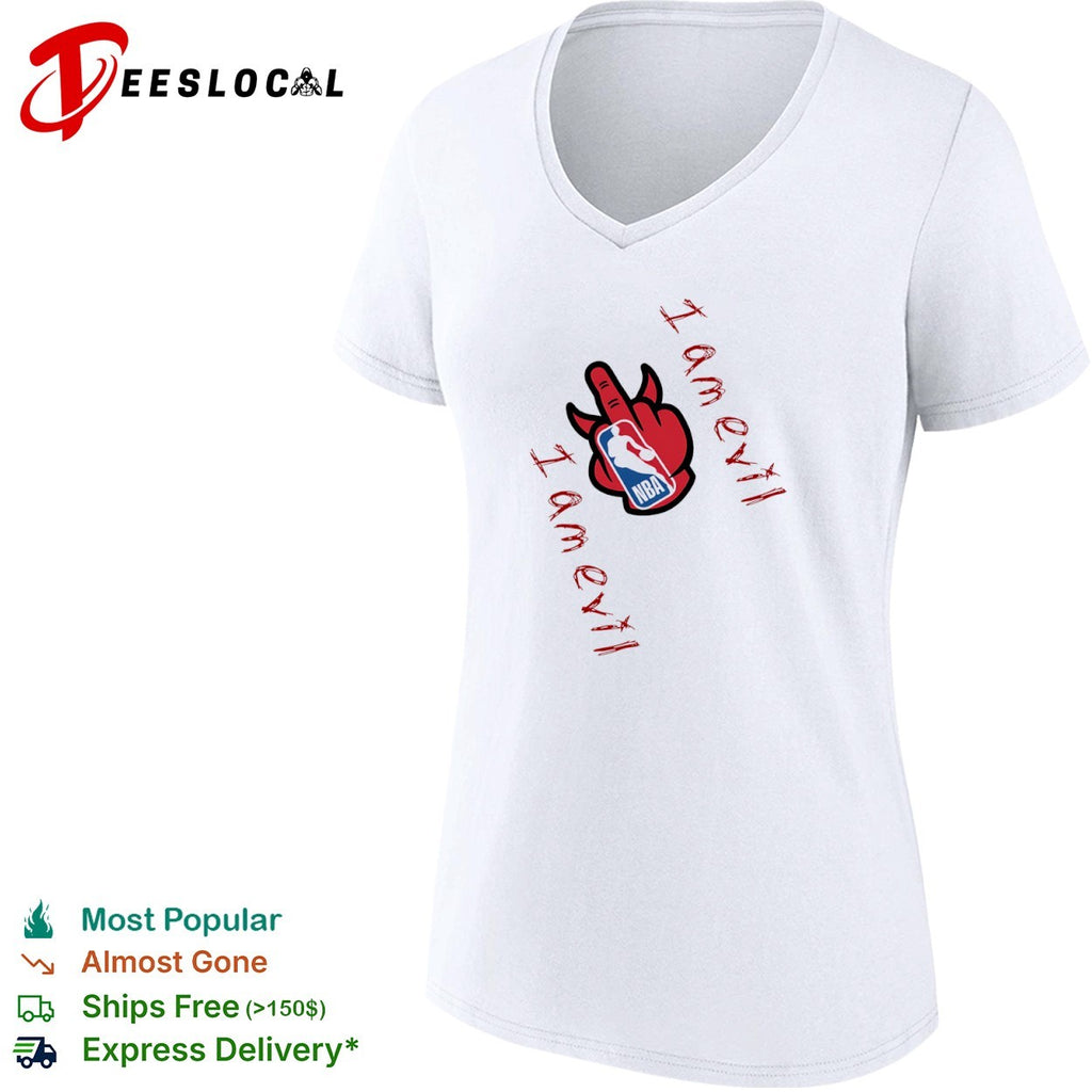 NBA hand I am evil shirt