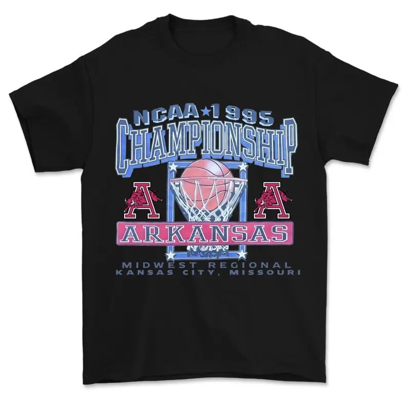 NCAA 1995 Championship Midwest Regional Arkansas Razorbacks Missout T-shirt Hoodie Sweatshirt | PrintMintTees.com