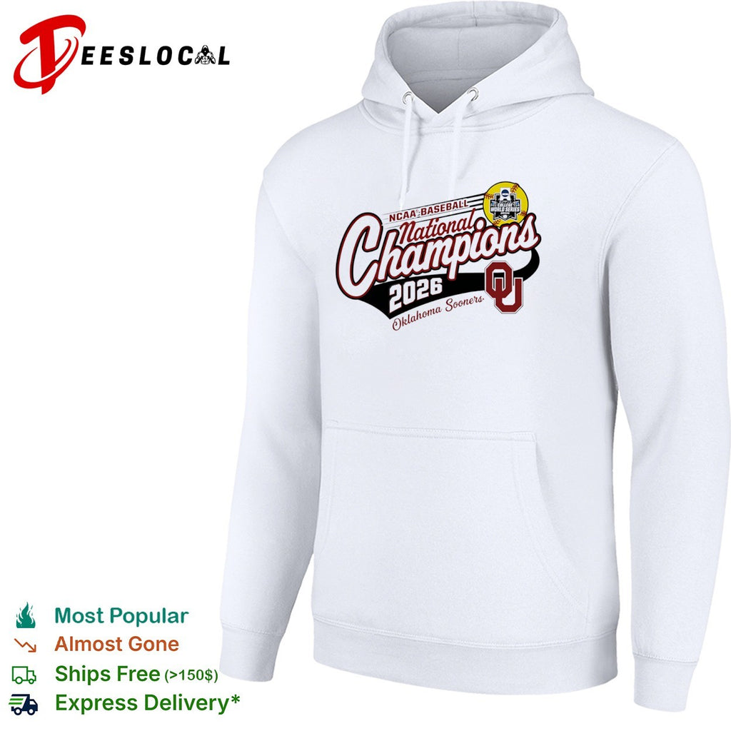 NCAA Baseball National Champions Oklahoma Sooners College World Series 2026 shirt