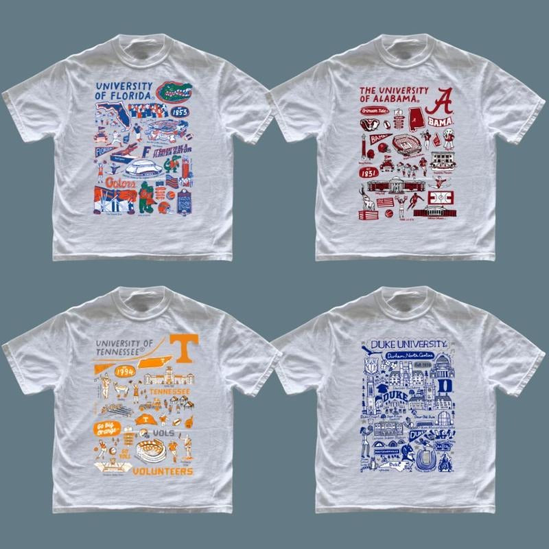 NCAA College Crewneck T-Shirt, NCAA University Graphic Tee, Gift for Sports Fans, Unisex Shirt Hoodie Sweatshirt