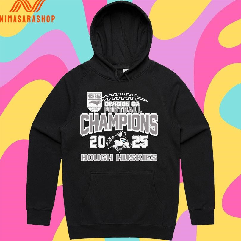 NCHSAA Division 8A Football Champions 2025 Hough Huskies Shirts