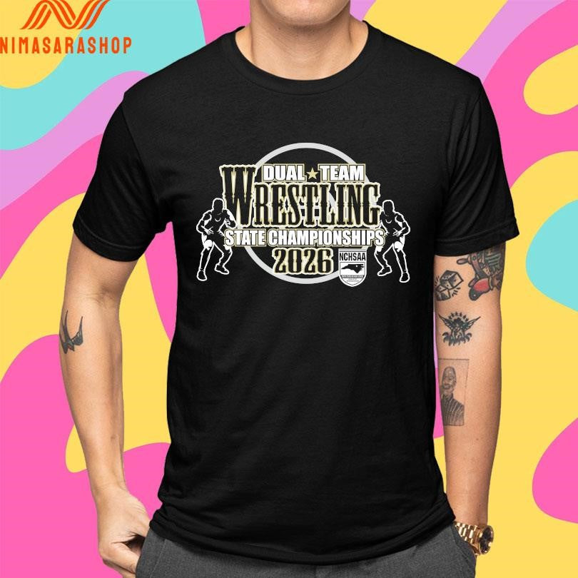 NCHSAA Dual Team Wrestling State Championships 2026 Shirts