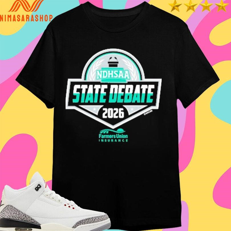 NDHSAA State Debate 2026 Farmers Union Insurance Shirts