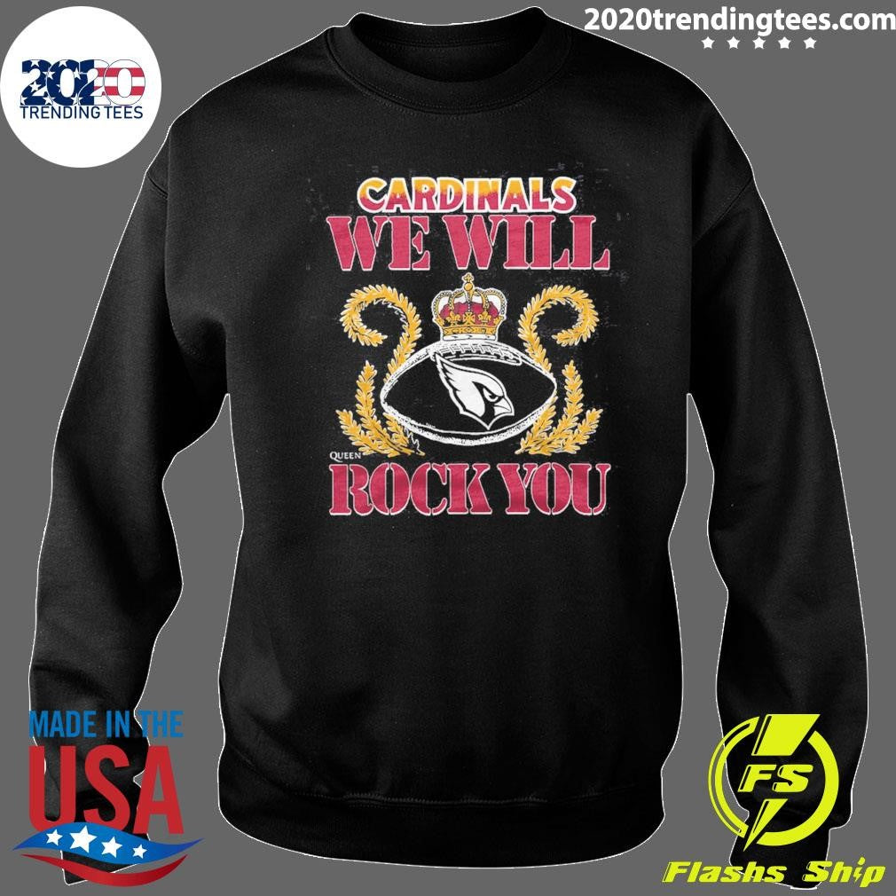 NFL 2026 Arizona Cardinals Homage We Will Rock You Schedule Queen Tri-Blend Shirt