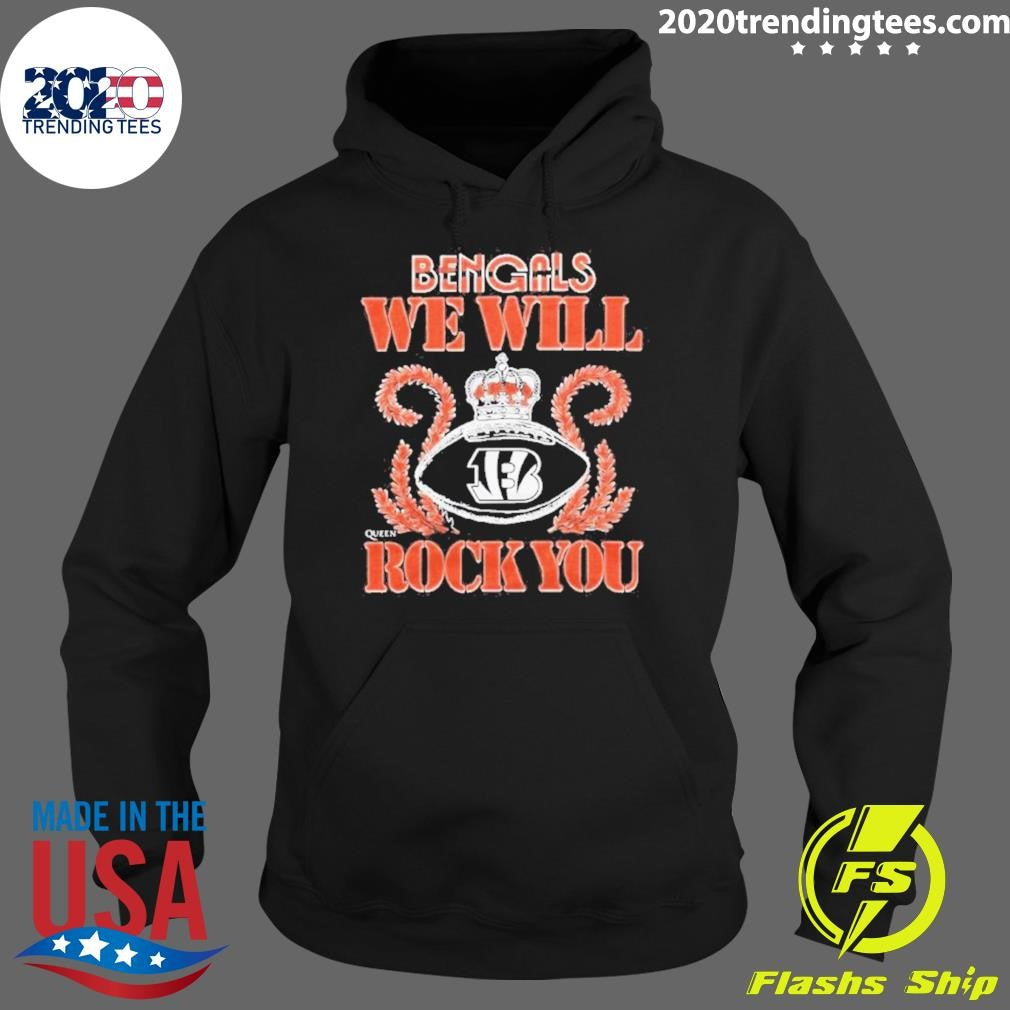 NFL 2026 Cincinnati Bengals Homage We Will Rock You Schedule Queen Tri-Blend Shirt