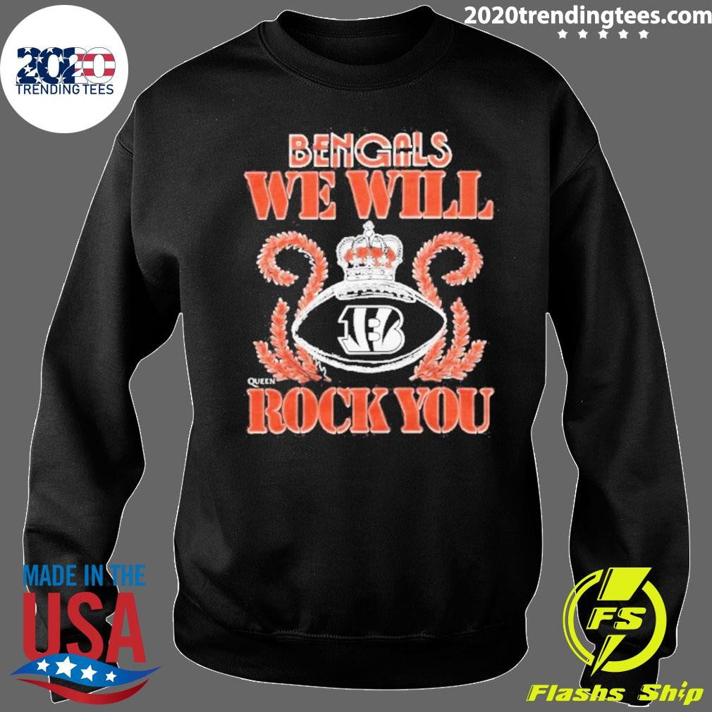 NFL 2026 Cincinnati Bengals Homage We Will Rock You Schedule Queen Tri-Blend Shirt
