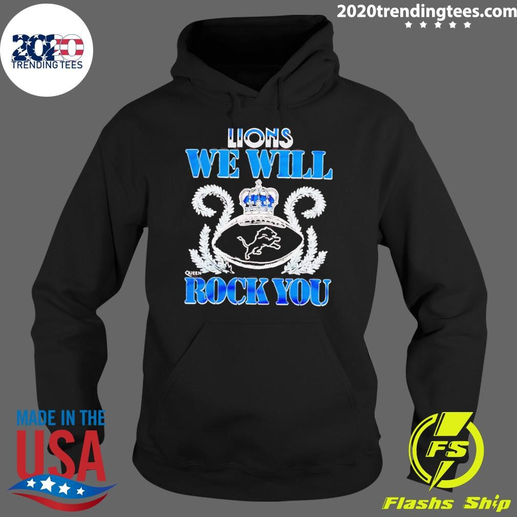 NFL 2026 Detroit Lions Homage We Will Rock You Schedule Queen Tri-Blend Shirt