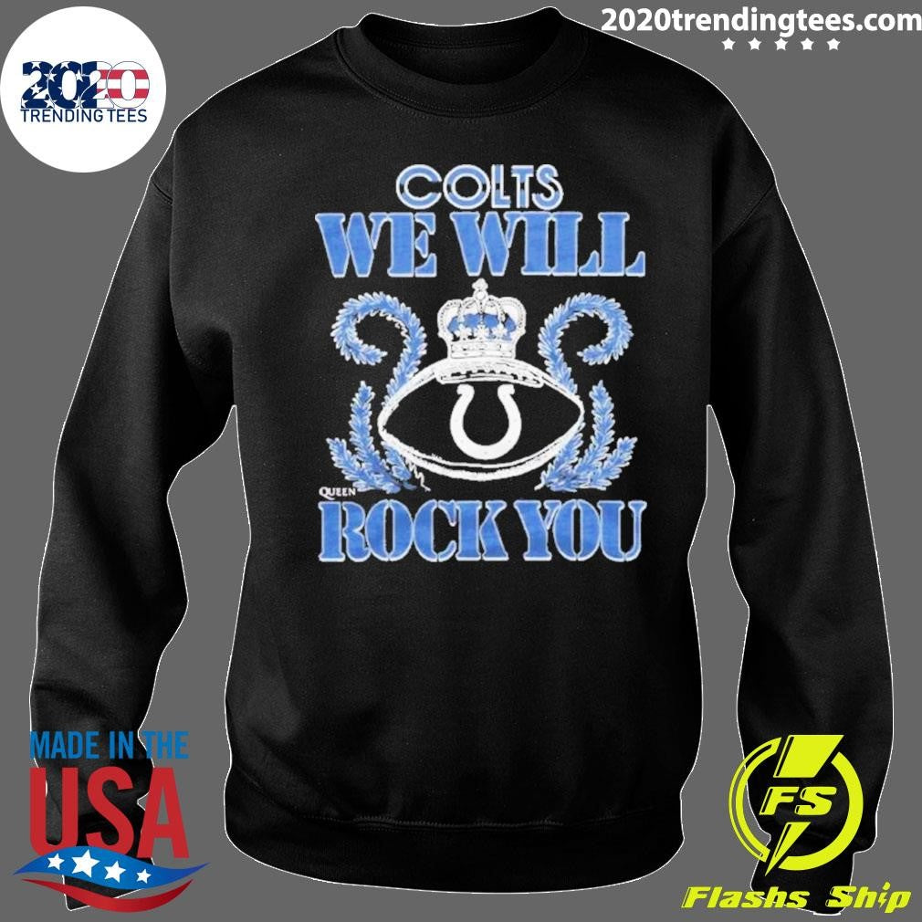 NFL 2026 Indianapolis Colts Homage We Will Rock You Schedule Queen Tri-Blend Shirt