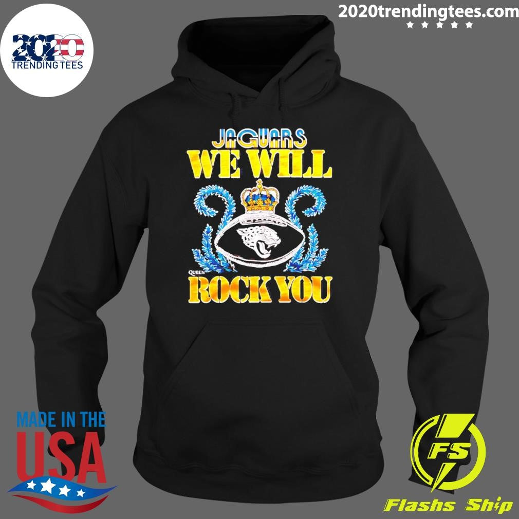 NFL 2026 Jacksonville Jaguars Homage We Will Rock You Schedule Queen Tri-Blend Shirt
