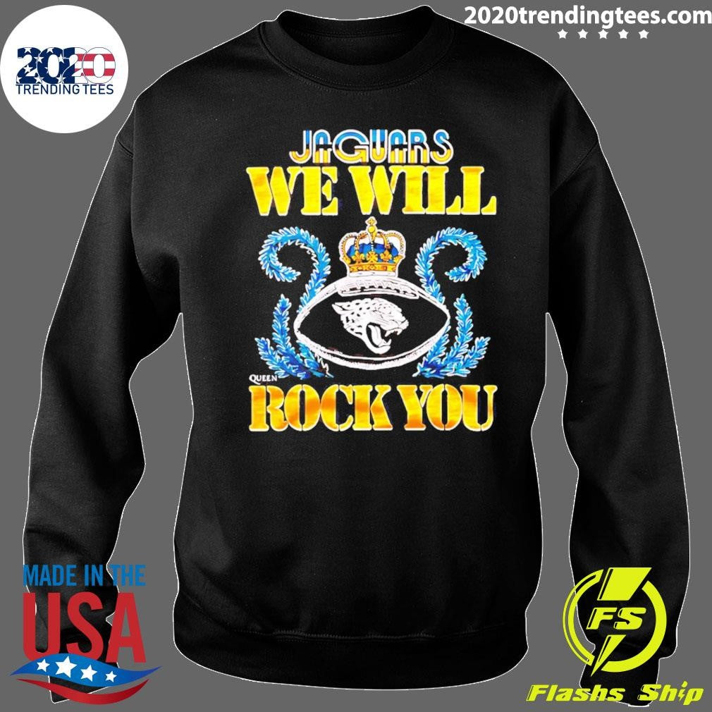 NFL 2026 Jacksonville Jaguars Homage We Will Rock You Schedule Queen Tri-Blend Shirt