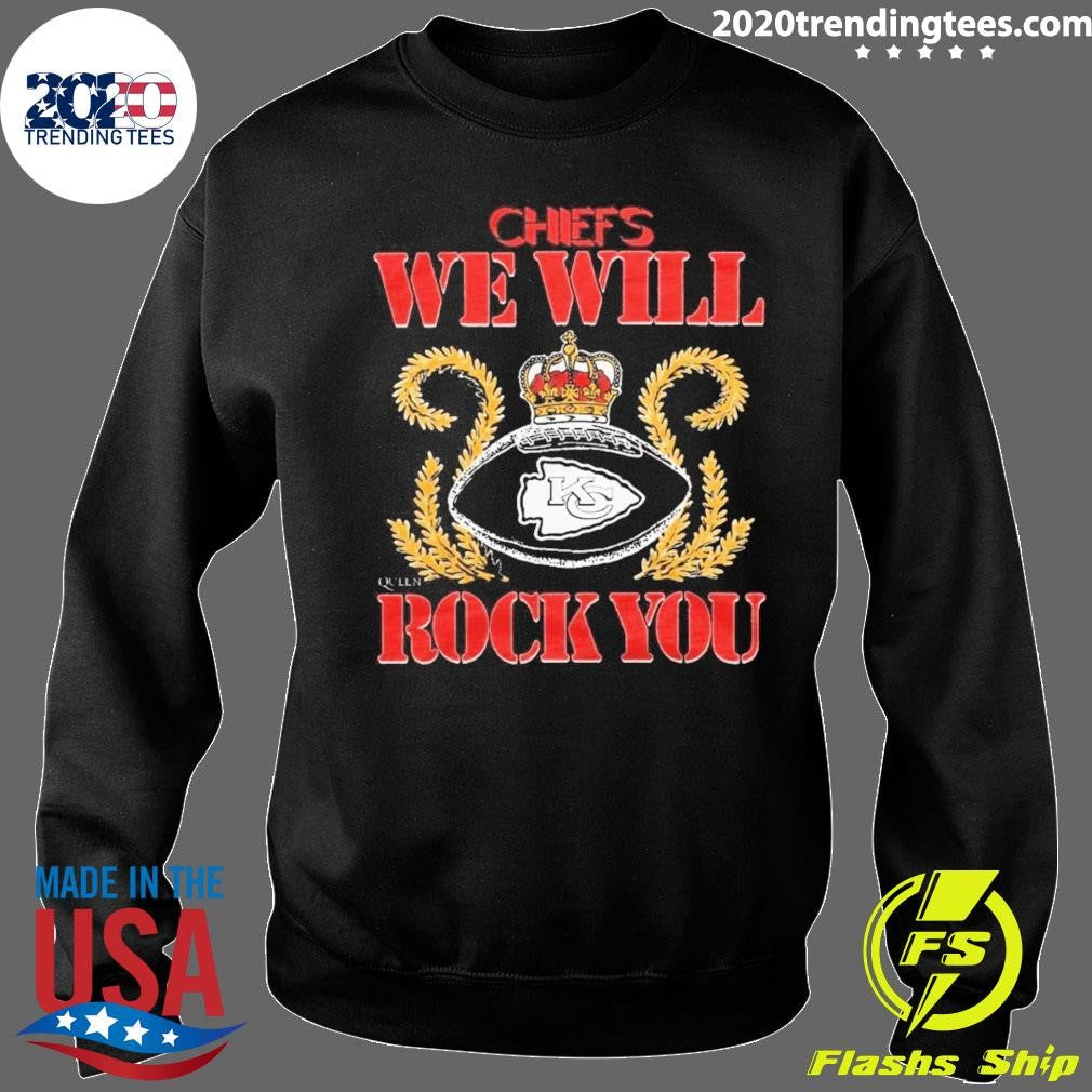 NFL 2026 Kansas City Chiefs Homage We Will Rock You Schedule Queen Tri-Blend Shirt