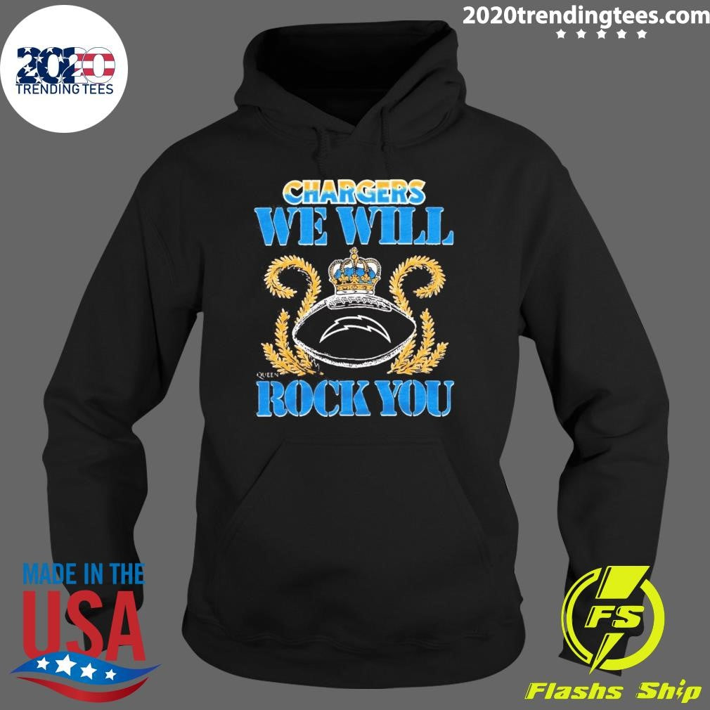 NFL 2026 Los Angeles Chargers Homage We Will Rock You Schedule Queen Tri-Blend Shirt