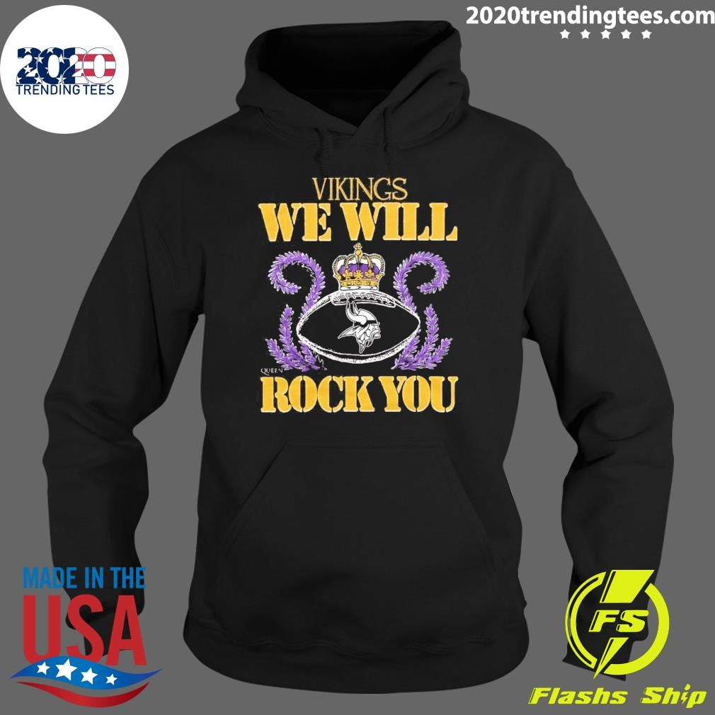 NFL 2026 Minnesota Vikings Homage We Will Rock You Schedule Queen Tri-Blend Shirt
