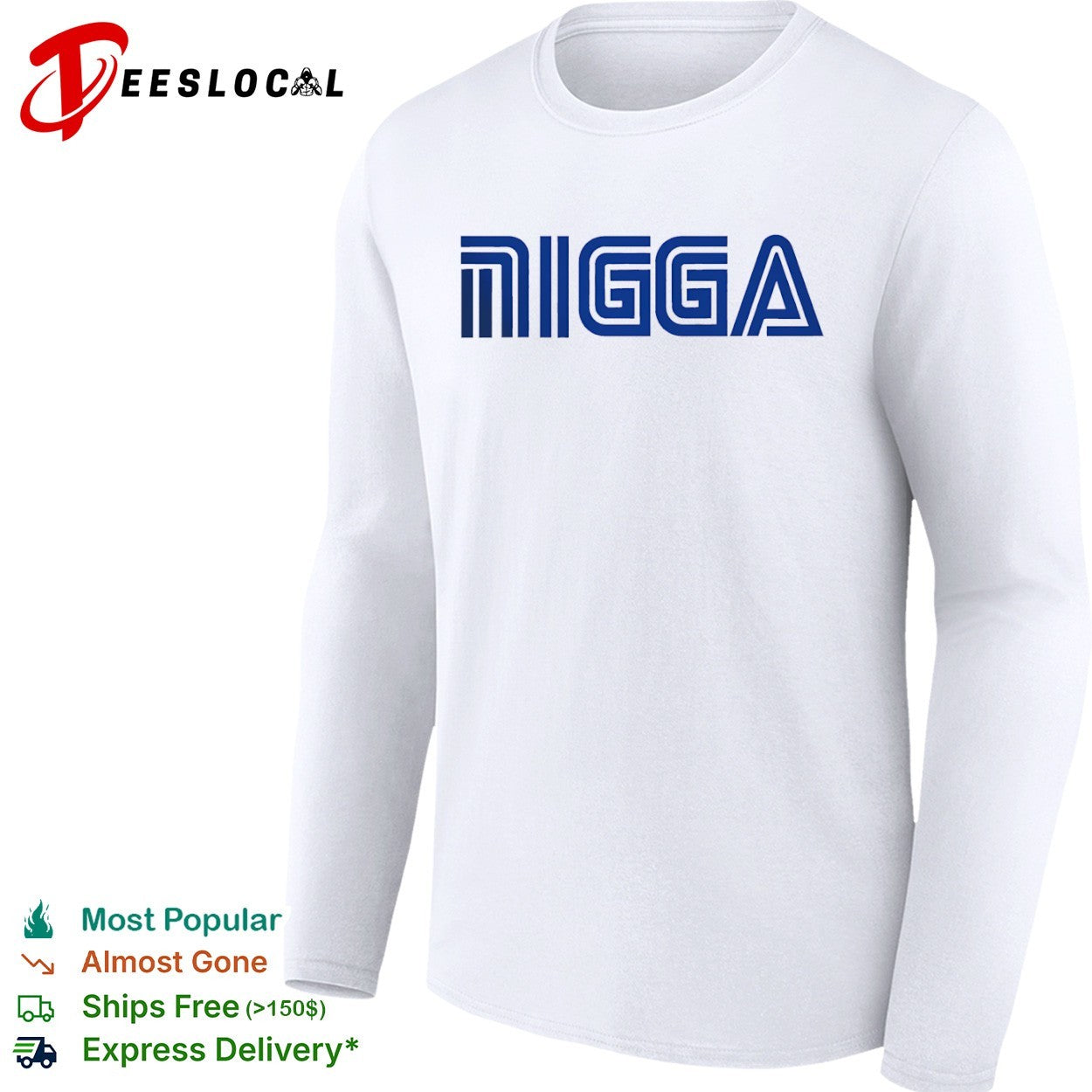 NIGGA Sega logo parody shirt