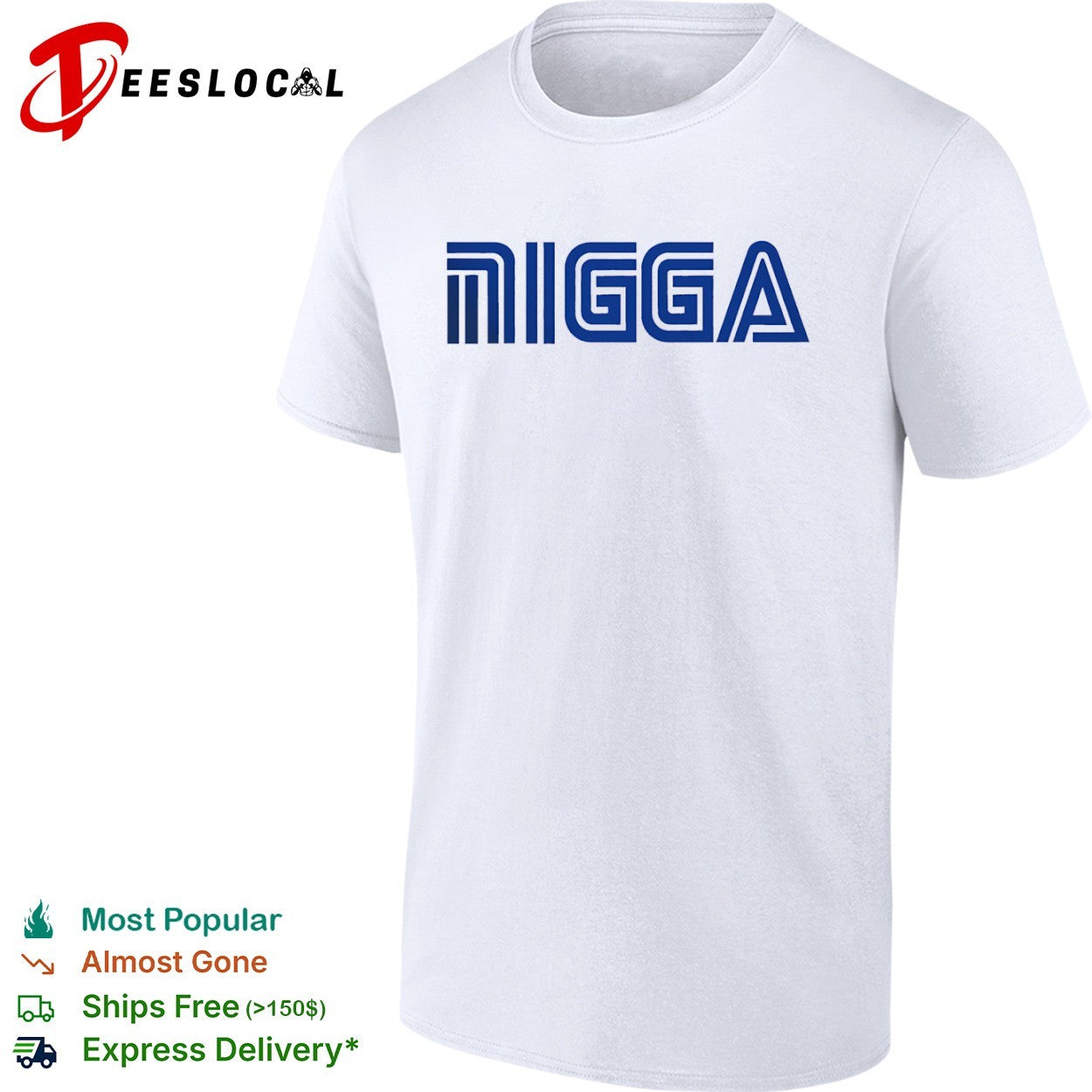 NIGGA Sega logo parody shirt