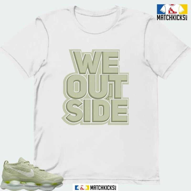 NK AIR MAX SCORPION GREEN SNEAKER MATCHING T-SHIRT (WE OUTSIDE) Hoodie Sweatshirt | PrintMintTees.com