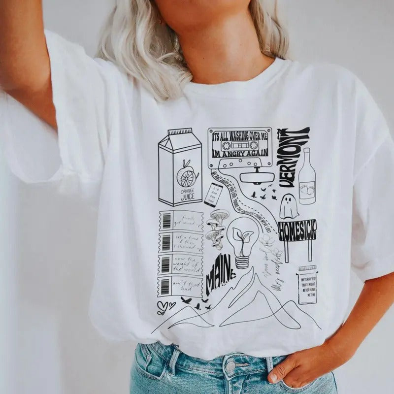 NK Inspired Fan Shirt, Indie Music Apparel, Folk Music Tee, Unisex Short Sleeve Tee outfits Hoodie Sweatshirt