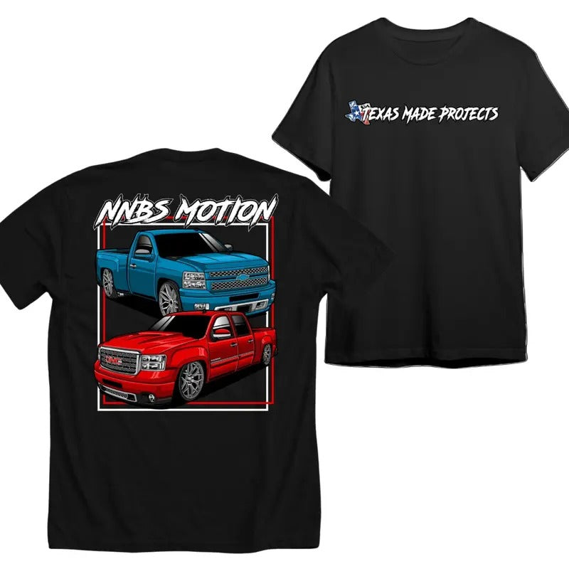 NNBS Motion Texas Made Projects T-shirt, Trucks Shirt, Car Merch Graphic Design Shirt For Men, Menswear Top Tshirt...