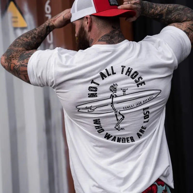 NOT ALL THOSE WHO WONDER ARE LOST MEN'S T-SHIRT Hoodie, Sweatshirt | PrintMintTees.com