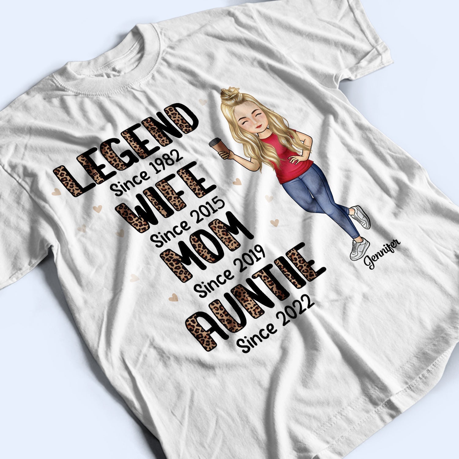 Legend Wife Mom Grandma - Gift For Mother And Grandmother - Personalized Custom T Shirt