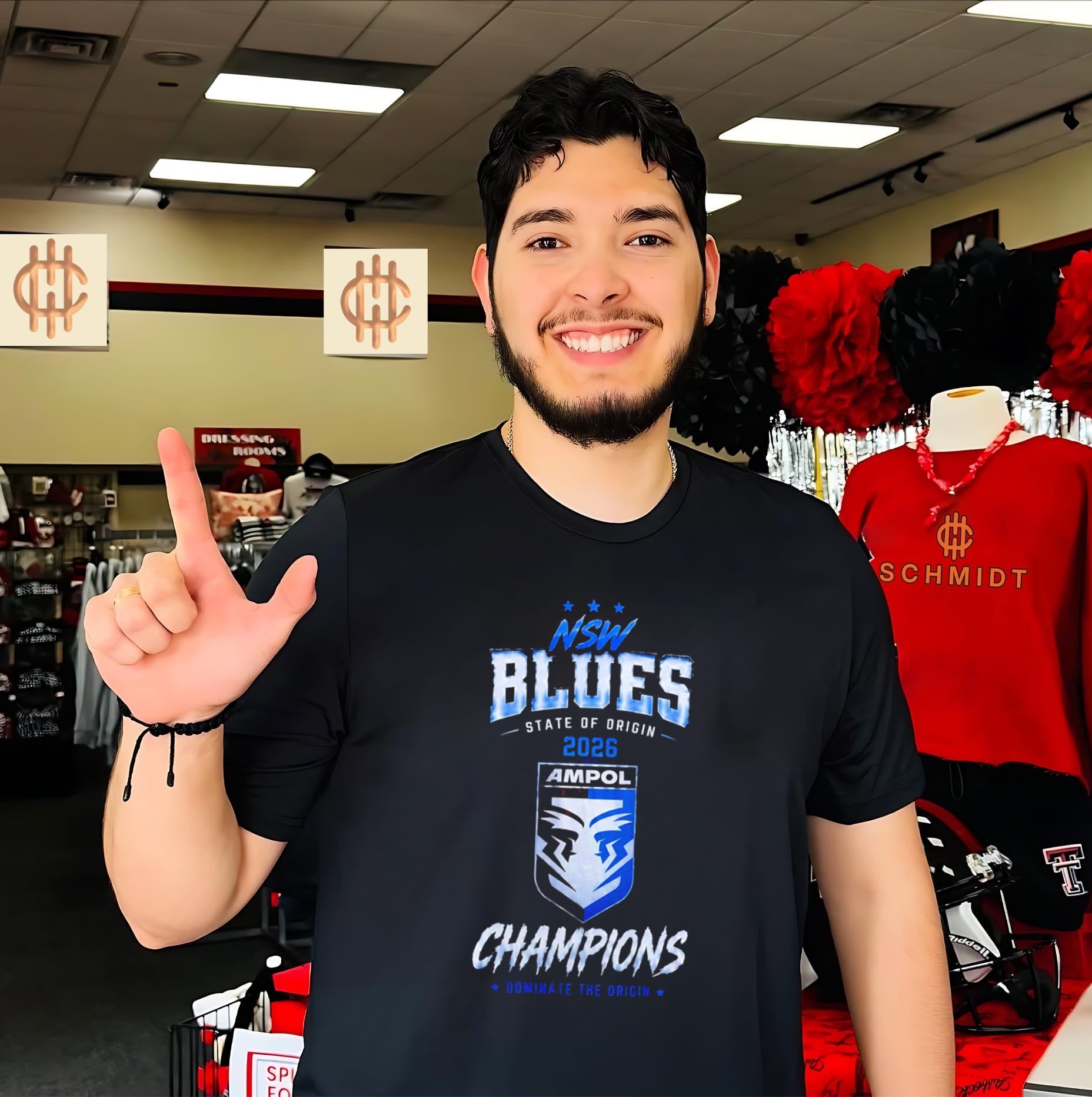 NSW Blues State Of Origin 2026 Champions shirt