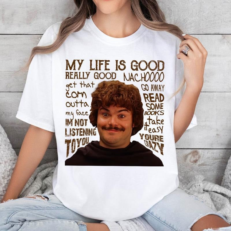 Nacho Libre Vintage Shirt, Nacho Libre Shirt, Movie Quote Shirt Fit Top Hoodie Sweatshirt | PrintMintTees.com