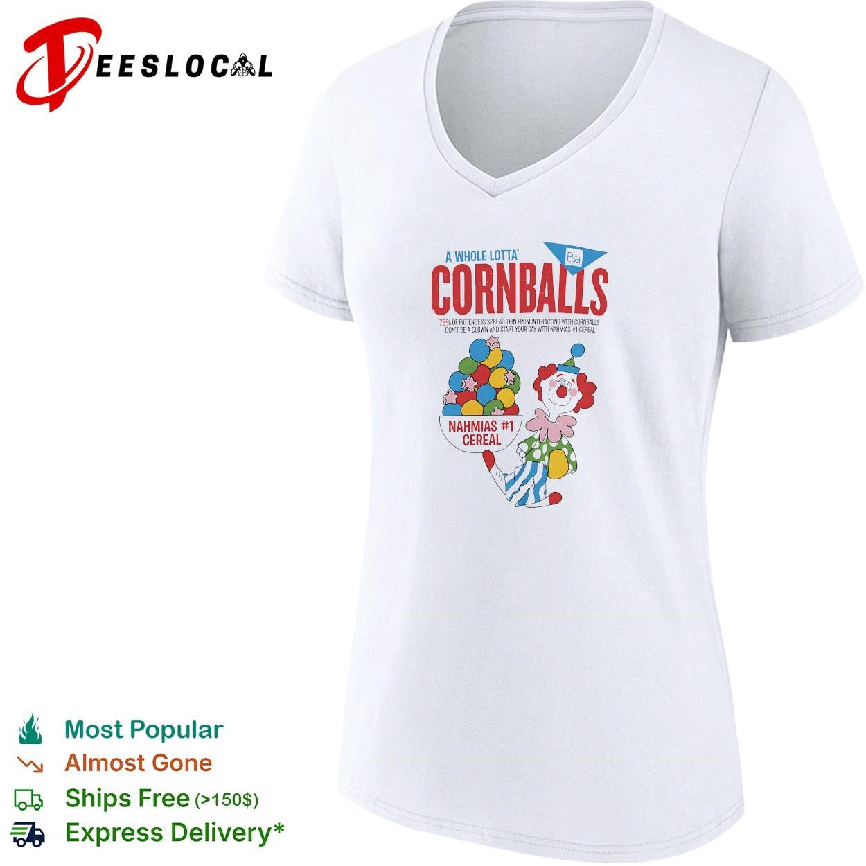 Nahmias cereal a whole lotta cornballs shiert