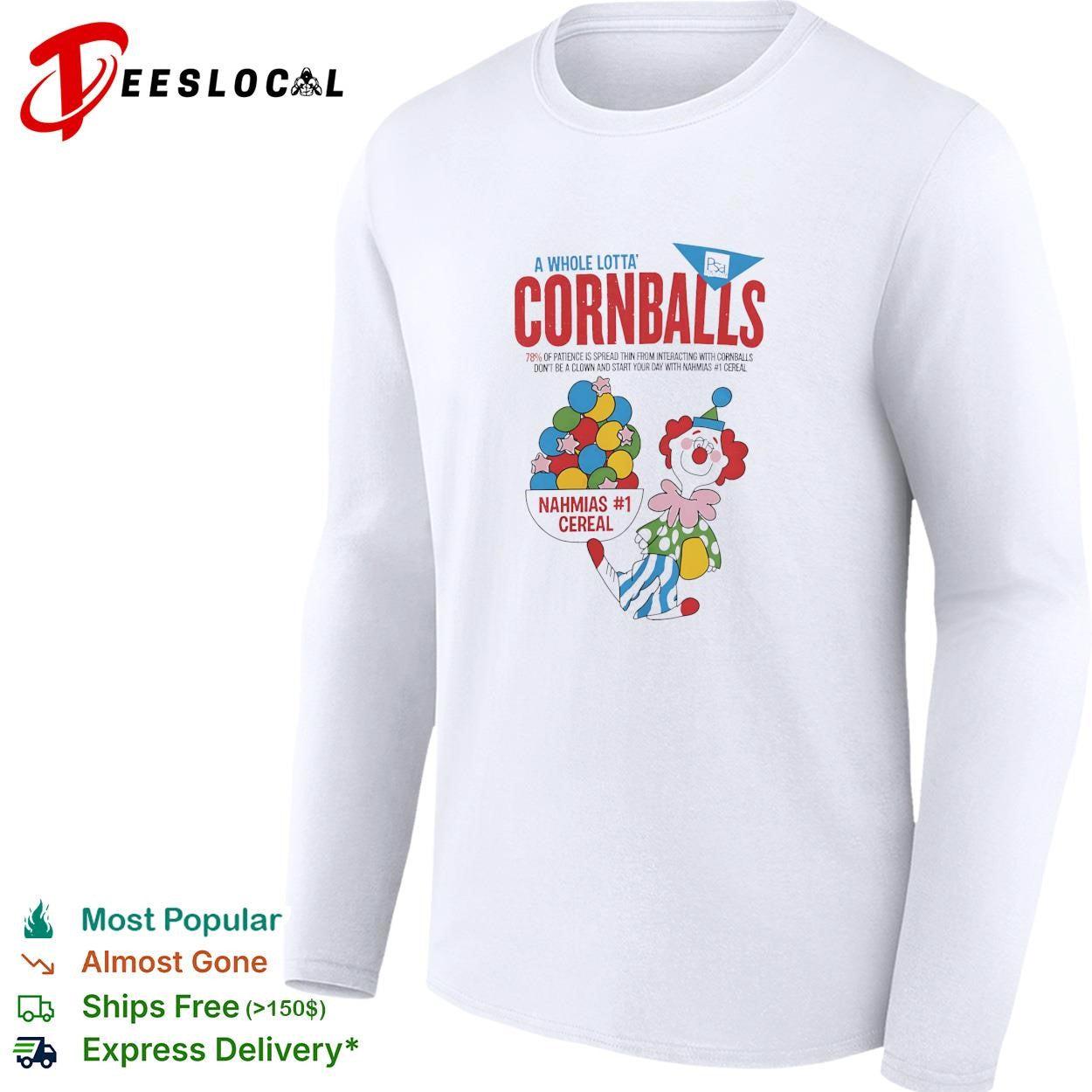 Nahmias cereal a whole lotta cornballs shiert