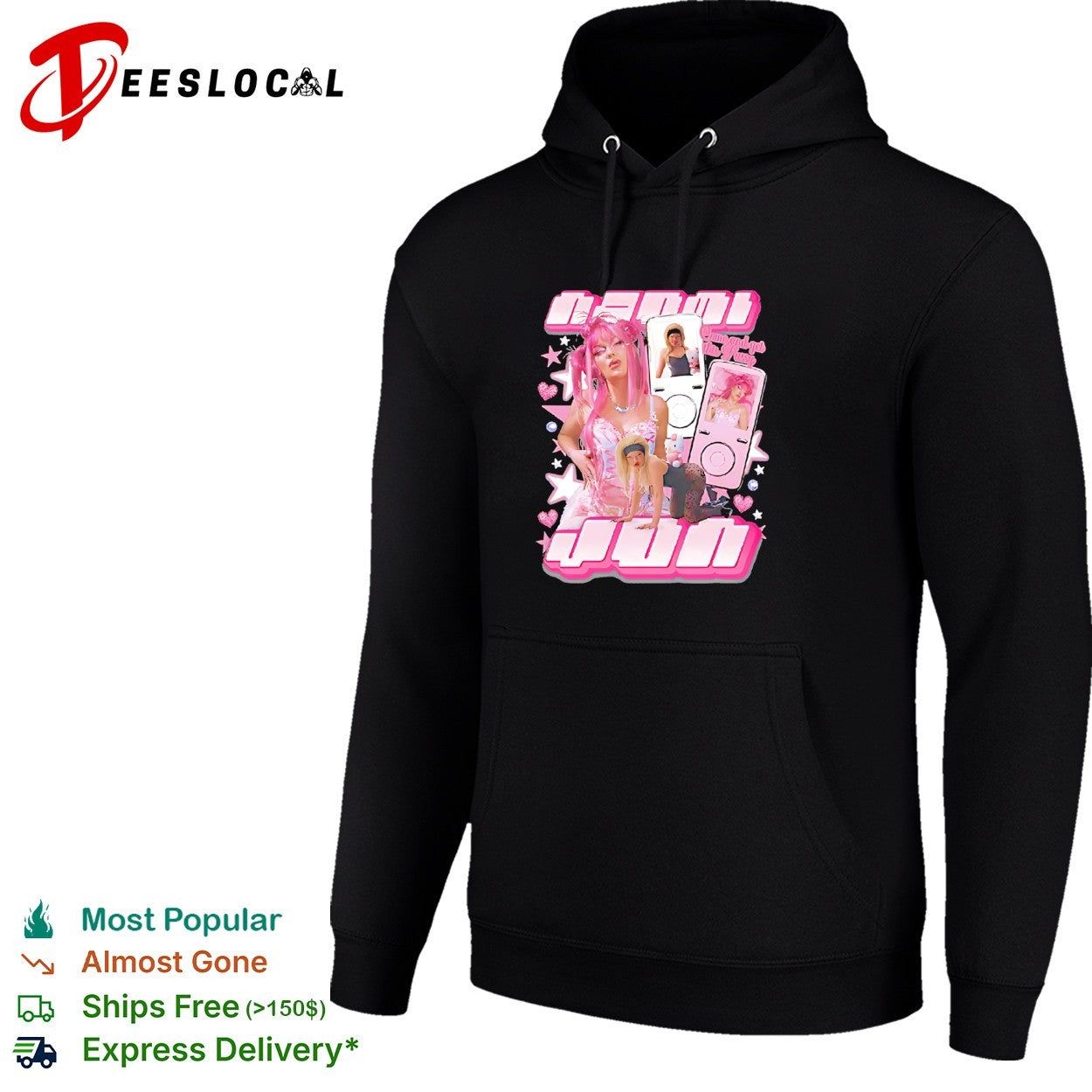 Naomi Jon come and get this pussy pink girls shirt