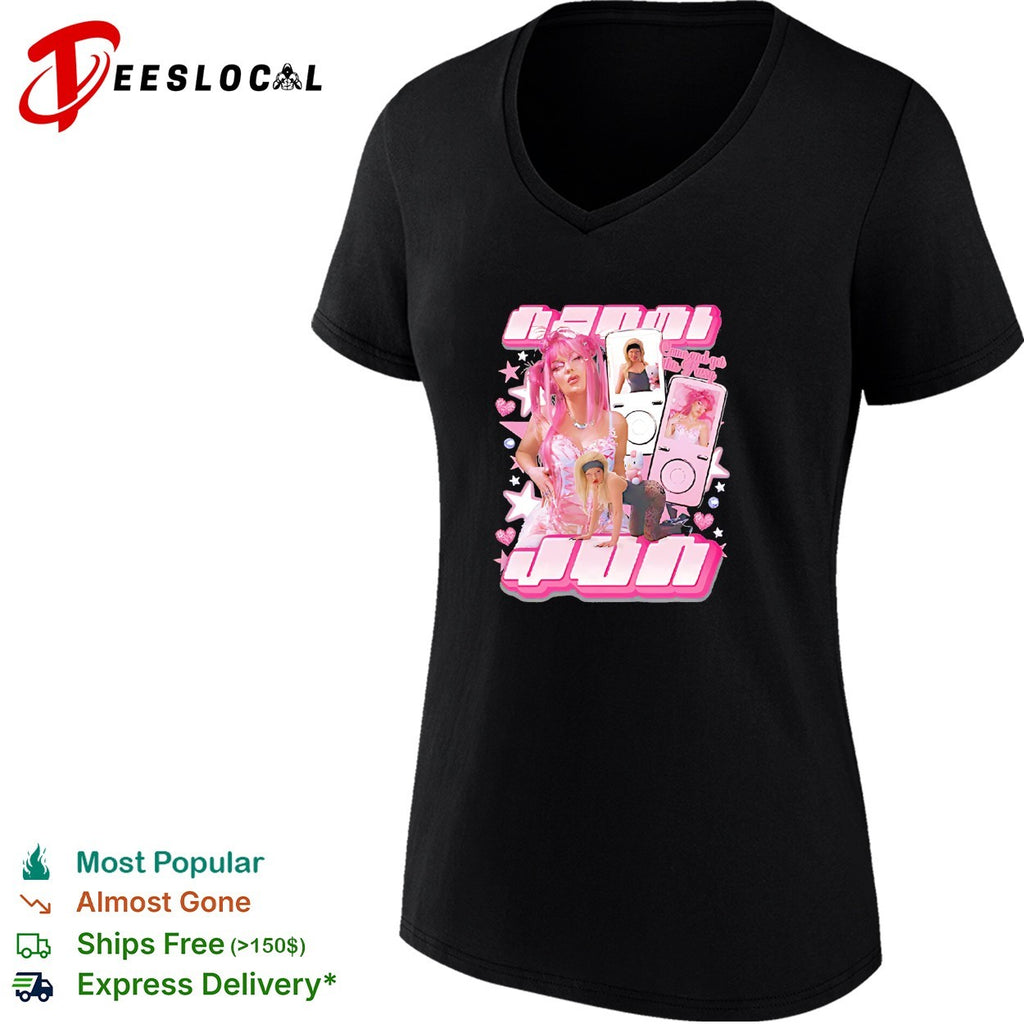 Naomi Jon come and get this pussy pink girls shirt