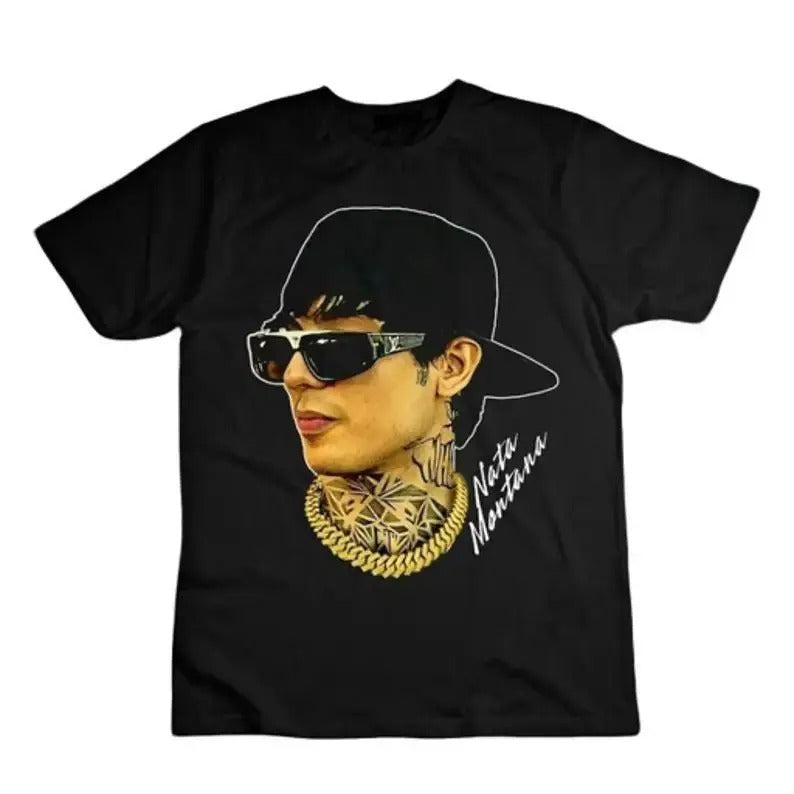 Natanael Cano vintage Head look t-shirt playera regional mexicano Sinaloa Nata Cano Corridos Tumbados Mujeres Hombres...