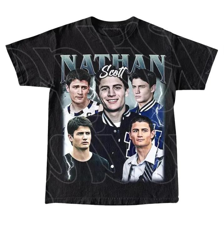 Nathan Scott Vintage T-Shirt, Gift For Fans T-Shirt, Movie shirt Hoodie, Sweatshirt | PrintMintTees.com