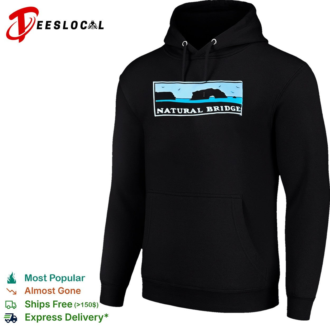 Natural Bridges Beach Santa Cruz California Landscape shirt