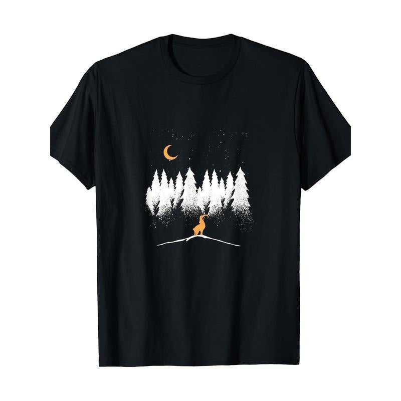 Nature Animal Forest Mountain Camping T-shirt -100% cotton Made in USA Hoodie Sweatshirt | PrintMintTees.com