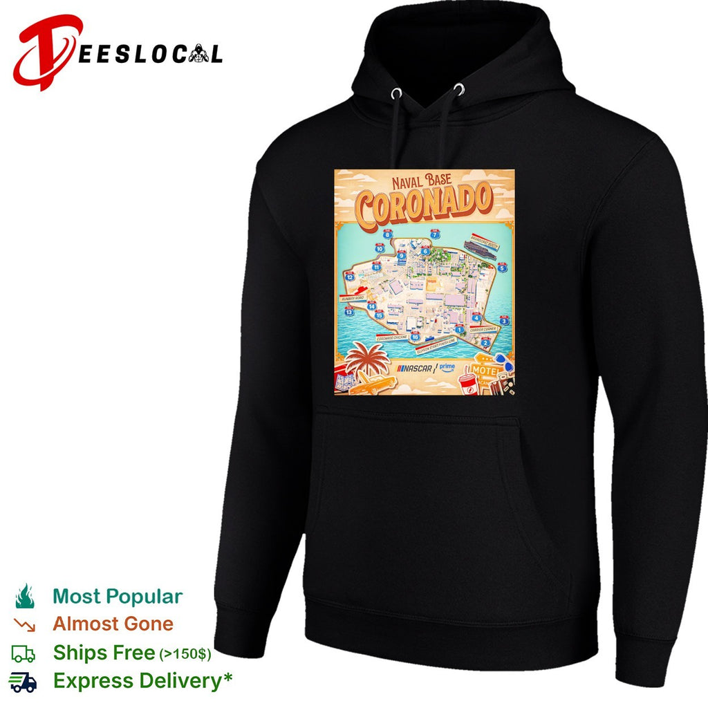 Naval Base Coronado NASCAR Prime Ellyson Start Finish Line Broadcast Booth shirt
