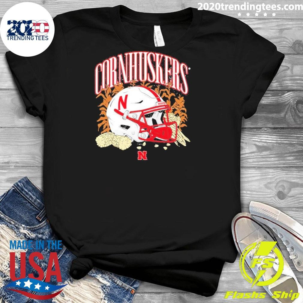 Ncaa Football Nebraska Cornhuskers Vintage Helmet Shirt