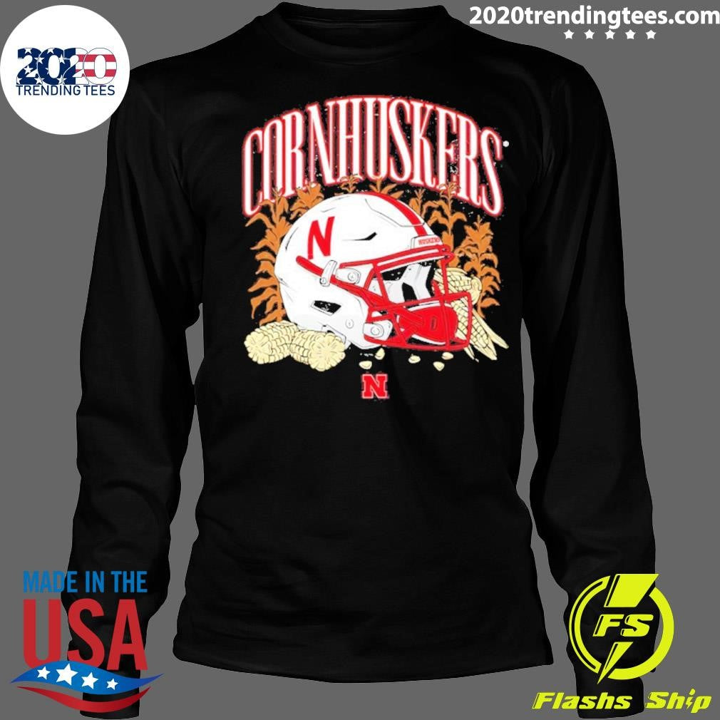 Ncaa Football Nebraska Cornhuskers Vintage Helmet Shirt