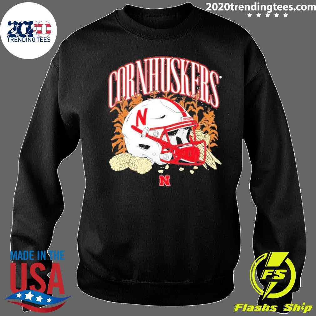 Ncaa Football Nebraska Cornhuskers Vintage Helmet Shirt