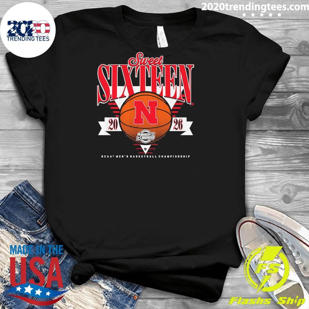 Nebraska Cornhuskers MBB 2026 Sweet Sixteen Shirt