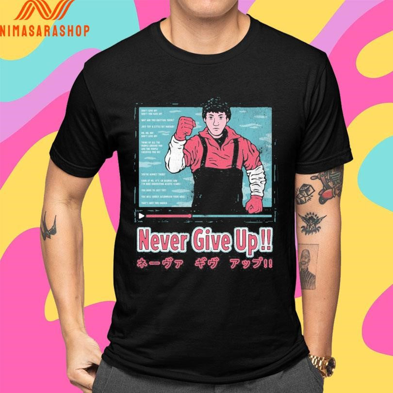 Never Give Up Drew Wise Shirts