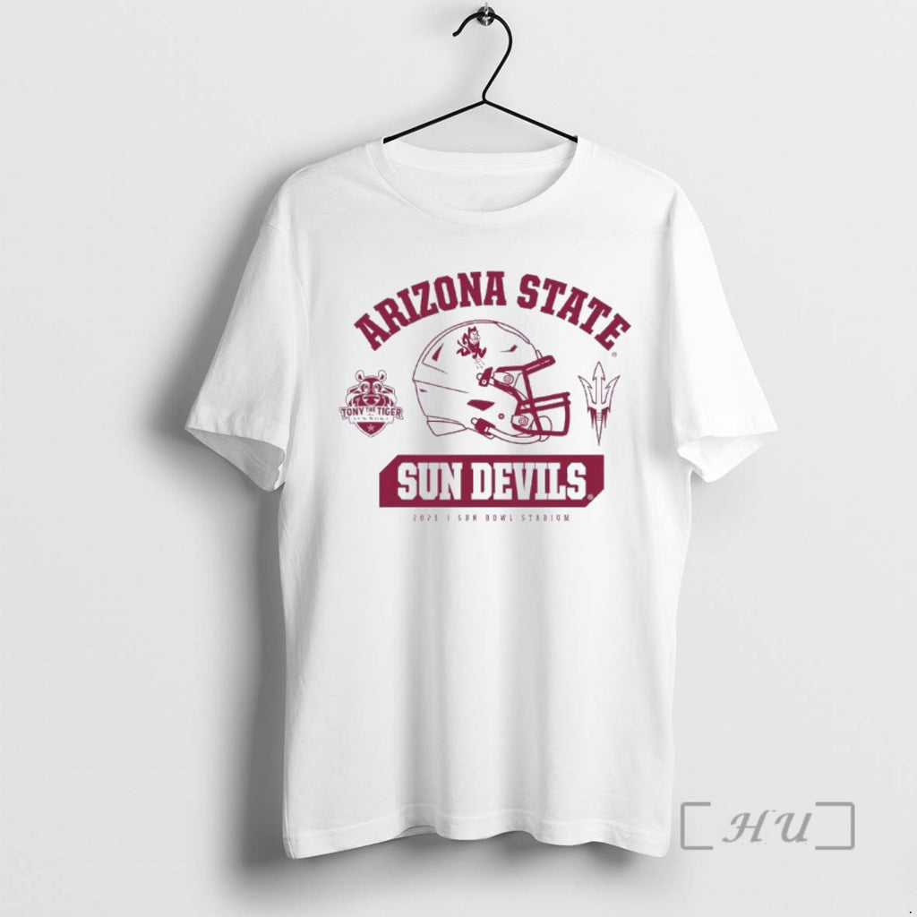 New Arizona State Sun Devils 2025 Sun Bowl Helmet T-Shirts, Hoodie, Sweatshirt | PrintMintTees.com