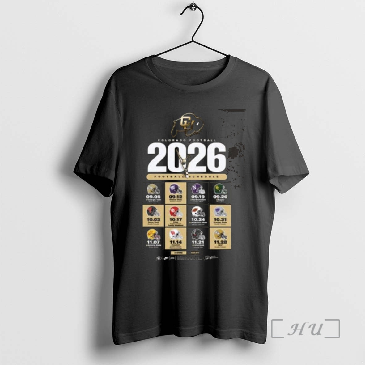 New Colorado Buffaloes Football Ncaa Schedule Season 2026 T-Shirts, Hoodie, Sweatshirt