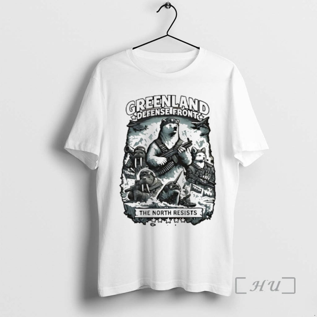 New Greenland Defense Front The North Resists T-Shirts, Hoodie, Sweatshirt | PrintMintTees.com