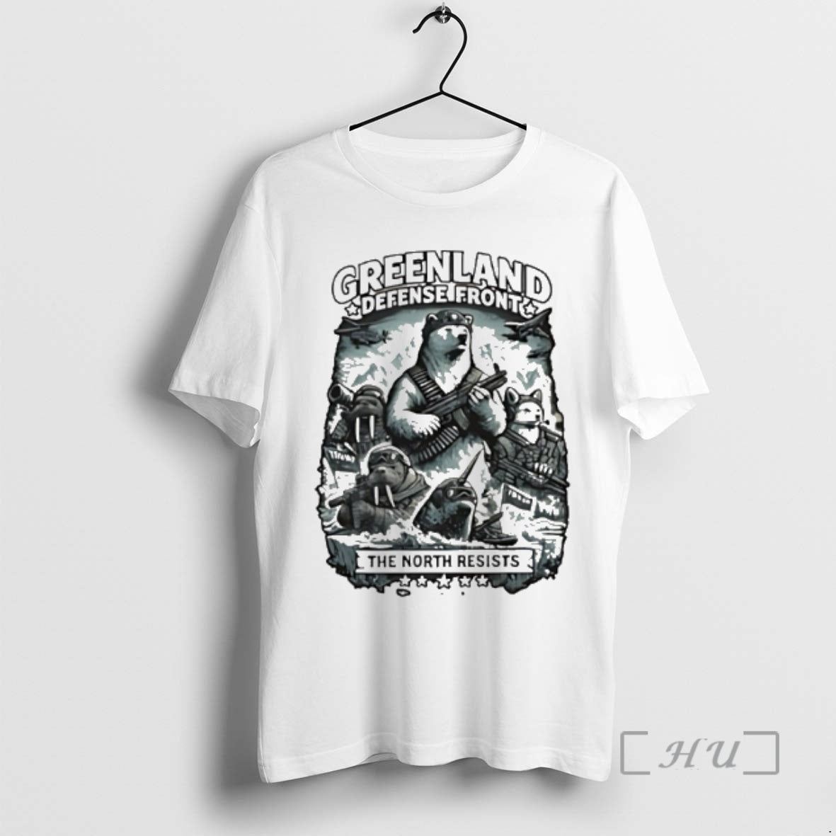 New Greenland Defense Front The North Resists T-Shirts, Hoodie, Sweatshirt | PrintMintTees.com